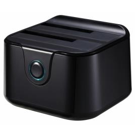 Dock Station Dual  TQDS-802B 2.5-3.5 HDD SATA USB 3.0 Preto