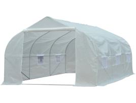 Estufa HOMCOM 845-070 Branco (450x300x200 cm)