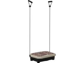 Plataforma Vibratória HOMCOM A90-175 (Castanho - 99 Velocidades - 54x33x14cm - Até 120 Kg)
