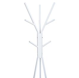 HOMCOM Cabide de suporte de metal para pendurar sacos de roupa 9 ganchos com prateleira em forma de árvore Cabide Vintage 45x45x180cm