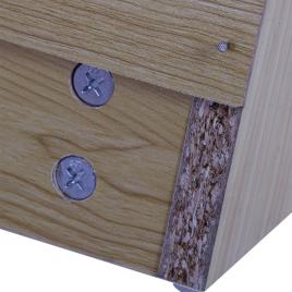 HOMCOM Conjunto de Móveis de Entrada corredor Conjunto de 3 peças Cabide Espelho Zapatero com Gaveta 90x22x116cm Madeira