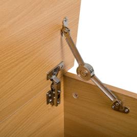 HOMCOM Baú Madeira Armário Baixo para Arrumação Banco Baú Arca Polivalente Caixa de Brinquedos Banquinho para Cama 100x40x40 cm