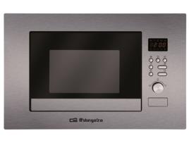 Micro-ondas Encastre ORBEGOZO MIG 2037 (20 L - Com Grill - Inox)