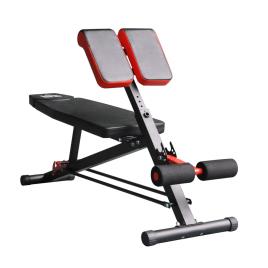 HOMCOM Banco de haltere Inclinação com 4 níveis de altura ajustável 64x146x73.5-85cm
