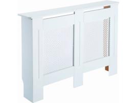 HOMCOM Tampa para Radiador de Madeira Elegante e Moderno 111.5x19x82 cm