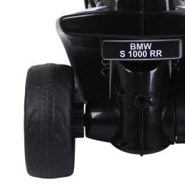 HOMCOM Mota Elétrica BMW Triciclo Trimota Infantil 6V Motobicicleta para Crianças 18-36 Meses com Luzes e Música 66x37x44 cm