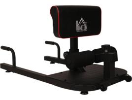 Máquina de Agachamentos HOMCOM A91-069 (Preto - Peso Máx: 120 kg - 50x97x45.5-57.5cm - Aço)