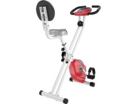 Bicicleta Estática HOMCOM Dobrável (Vermelho - 43x97x109cm - Aço)