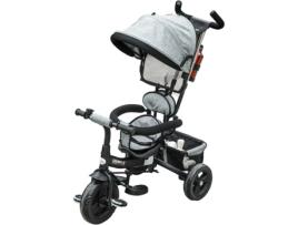 Triciclo HOMCOM 2 Em 1 Com Capota Ajustável (Idade Mínima: 18 meses - 92 x 51 x 110 cm)