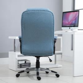 Vinsetto Cadeira de escritório Poltrona giratória Poltrona de escritório Altura ajustável ergonômica 110-120cm Carga 135kg