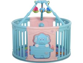 Parque HOMCOM Redondo (65,5 cm - Multicor)