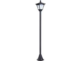 Candeeiro de Jardim OUTSUNNU IP44 com luzes LED Preto (15x15x120 cm)