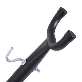 Outsunny Suporte Ajustável para Camas de Rede Universal Estrutura de Ferro Carga Até 150kg Pé para Cama de Rede 280x120x110cm Preto