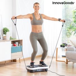 Plataforma Vibratória de Treino com Acessórios e Guia de Exercícios Vybeform 