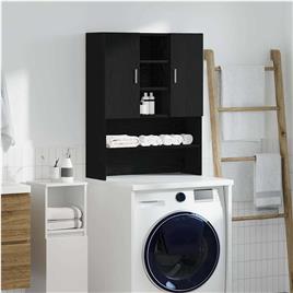 vidaXL Armário p/ máquina de lavar 70,5x25,5x90 cm carvalho preto