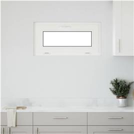 vidaXL Janela de porão RISOR 80x40 cm basculante 3 vidros branco