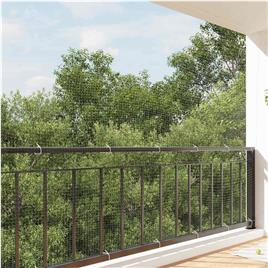 vidaXL Rede para gatos transparente 6x3 m Nylon