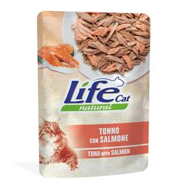 Life Cat Natural Adult 12 x 70 g - Pack económico - Atum com salmão