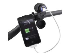 Cargador Usb 12v Moviles Negro Unica