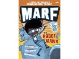 Livro Marf ar Robot Mawr de Alex Falase-Koya (Galês)