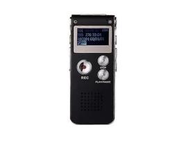 - Gravador de Voz Digital de Alta Definição Gravação / Reprodução de Uma Tecla 8 Gbpreto YEMAESRE