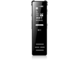  - Gravador de Voz Gravação de Redução de Ruído Gravador de Tempo Estéreo Mp3 Player de Música-32Gbpreto YEMAESRE