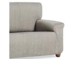 Capa de Sofá DOMAINET 2 Lugares (Cinzento - Algodão e poliéster - 130-180 cm)