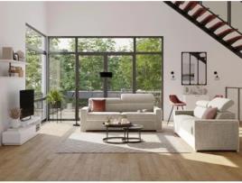 Sofá Cama DUNLOPILLO (216 x 94 x 100 Tamanho Cama: 160 - 179 cm - Veludo - Bege)