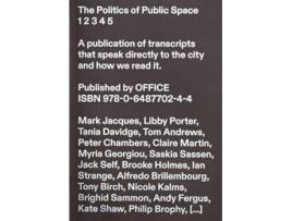 Livro The Politics of Public Space de Tom Muratore (Inglês)