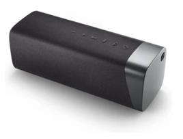 Alto-Falante Bluetooth Sem Fio com Power-Bank Integrado Até 20 Horas de Reprodução Ipx7 À Prova DÁgua Pronto para Banho Preto YEMAESRE