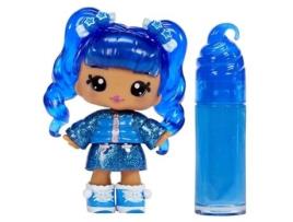 Yummiland - 1 boneca de 10 cm e brilho labial brilhante para criar - Rory - Sabor mirtilo - A partir de 4 anos