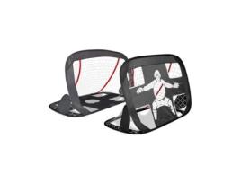 De Faugères Gaiola De Futebol Dobrável 2 Em 1 Para Novatos, Compacta E Transportável Preto