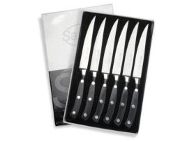Faca De Cozinha Ergoforge, Aço, Preto, 2,3x16x25 Cm, Sanelli
