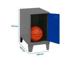 Simonlocker Dism.mini Armário De Metal 475x400x500ant/pés Azuis