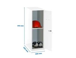 Armário Metálico Simonlocker Dism. Mini Proibição. 915x400x500 Mm Bl/bl