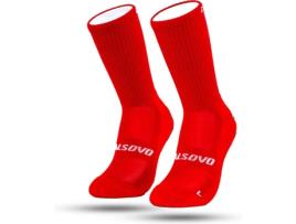 CALSOVO - Meias com grip - Antiderrapante - Tamanho único - Futebol