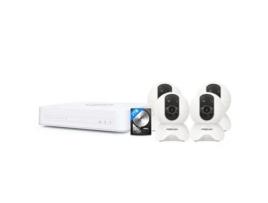 Kit de Vigilância Por Vídeo Ip com 4 Câmaras Kit-4-Fn8108H-X5-W-Hdd FOSCAM
