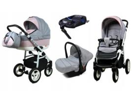 Carrinho de Bebé Multifuncional BABYLUX ALU WAY 2 Em 1 – Sweet pink - Ajustável e dobrável Construção leve em alumínio - Reversibilidade - Acessórios