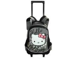 Mochila BI-JOY com Rodas Cinza Face Logo Kt