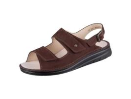 Sandálias De Homem Finn Comfort Benin Oilbuk Pele Castanho (44)