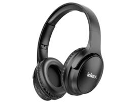 Inkax Auscultadores Bluetooth Sem fios com microfone incorporado Preto