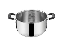 Panela LAGOSTINA Fonda Prática 20 Cm Aço Inox 18/10 Cabos de Silicone