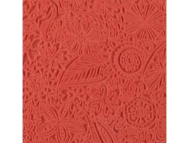 Placa de textura Cernit - 9 cm - Flores - Cernit Not Relevant