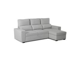 Sofá-Cama Chaise Longue BUDWING Harper Cinzento - 4 Lugares - 248,5x156x103 cm