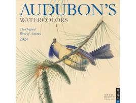 Livro Audubon's Watercolors 2024 Wall Calendar The New York Historical Society (Inglês)