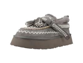 Sapatos de Mulher NANKU Pele Cinzento (41)