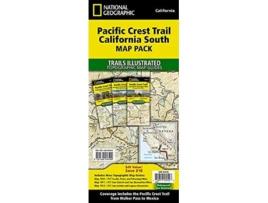 Livro Pacific Crest Trail California South map Pack Bundle de National Geographic Maps (Inglês)