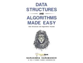 Livro Data Structures and Algorithms Made Easy: Data Structure and Algorithmic Puzzles Narasimha Karumanchi (Inglês)