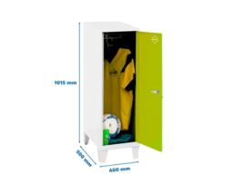Simonlocker Dism.single Mini Armário Metálico 915x400x500feet B/ve