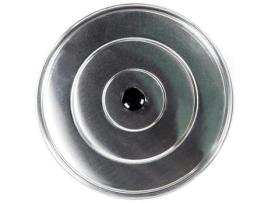 Tapa aluminio ondulada 34 cm